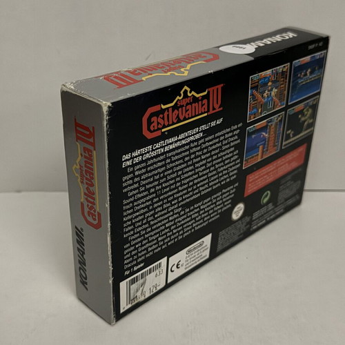 Super Castlevania IV Super Nintendo game used, PAL German edition