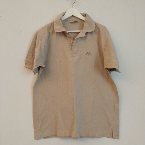 Sergio Tacchini men's polo shirt beige, like new, size L
