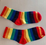 Rainbow Socks new, multicolored