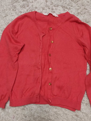 H&M cardigan like new, watermelon color, for ages 4-6