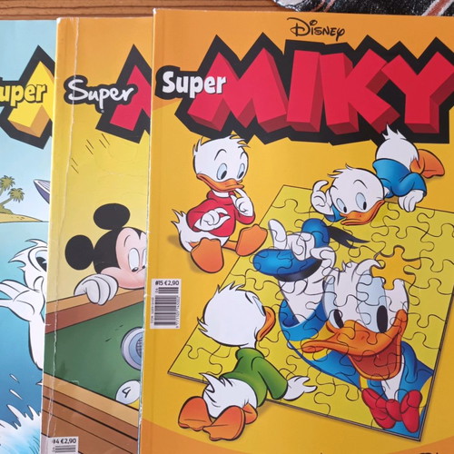 Super Miky comics used, pack of 3 (#4, #15, #24)