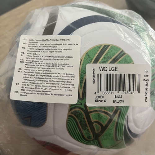 Adidas World Cup 2026 Authentic Ball new