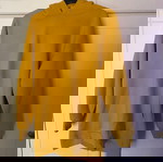  Μουσταρδί φούτερ μακρύ oversized