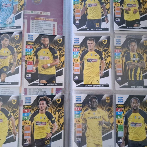 Superleague Panini album and 178 single cards new