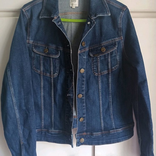 Lee denim jacket Slim Rider blue, like new, extra large women's