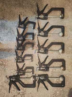 One-Handed Clamps like new