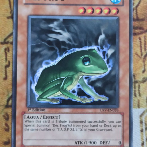 Des Frog Effect Monster Yu-Gi-Oh! card like new