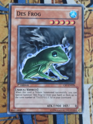 Des Frog Effect Monster Yu-Gi-Oh! card like new