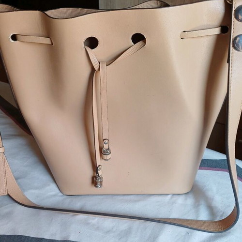 Bags like new, pink and beige, set of 2 pieces