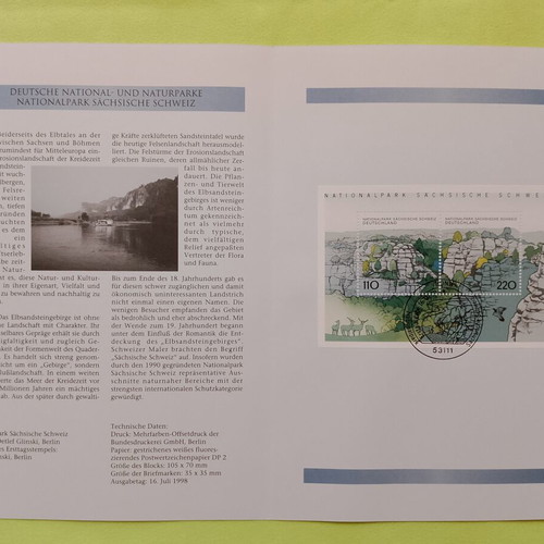 Germany 1998 First Day Cover Stamp from Bonn