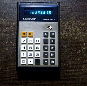 Lloyd's Accumatic E 310 Electronic Calculator