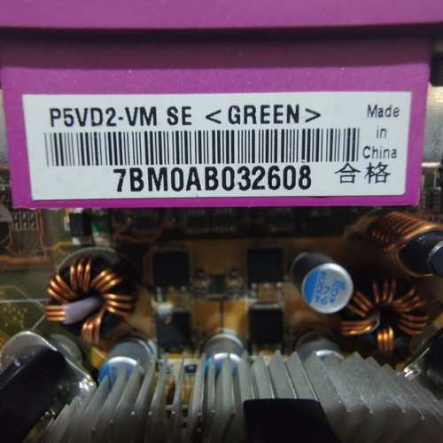 Asus Motherboard P5VD2-VM like new with Intel Dual E2140 1.60GHz and 1GB Ram DDR2