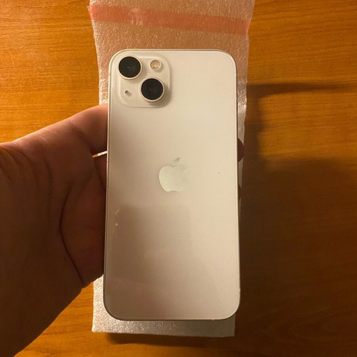 iPhone 13 like new, white, with 81% battery