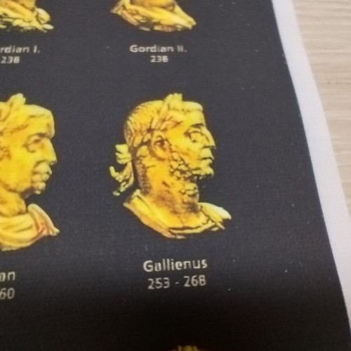 Roman Emperors canvas new, size A3 30x40 cm