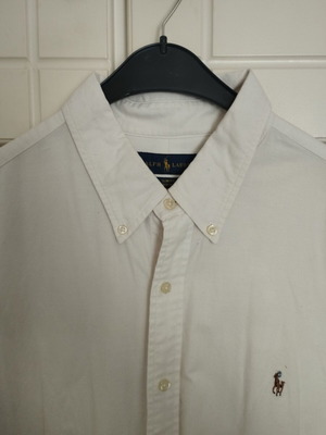 Ralph Lauren white men's shirt like new, XXL
