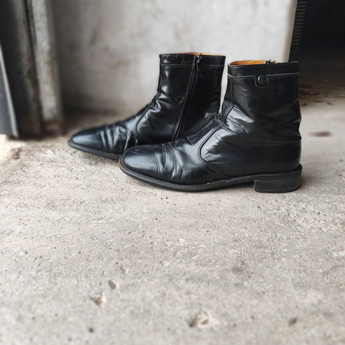 Guy Laroche boots used, black, size 46, with zipper