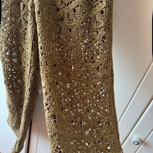 Lace pants H&M like new, black and green, size S