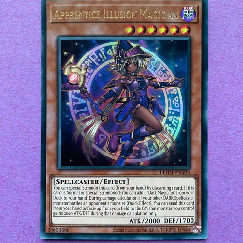 illusion magician yugioh card Amazon.com: Magician of Dark Illusion - LED6-EN006 - Rare main image 1