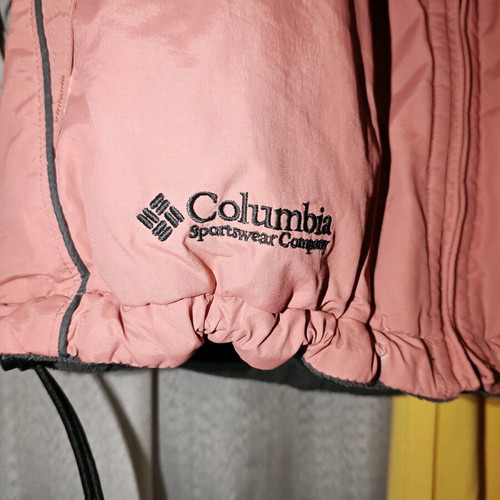 Columbia winter jacket like new, red/gray