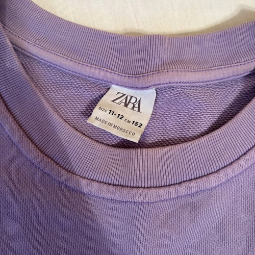 Zara kids sweatshirt like new, purple, size 152 cm, 12 years