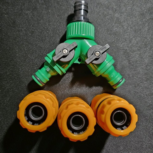 Tap splitter set new with valves