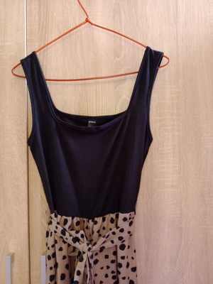 Shein one-piece jumpsuit leopard print like new, size S