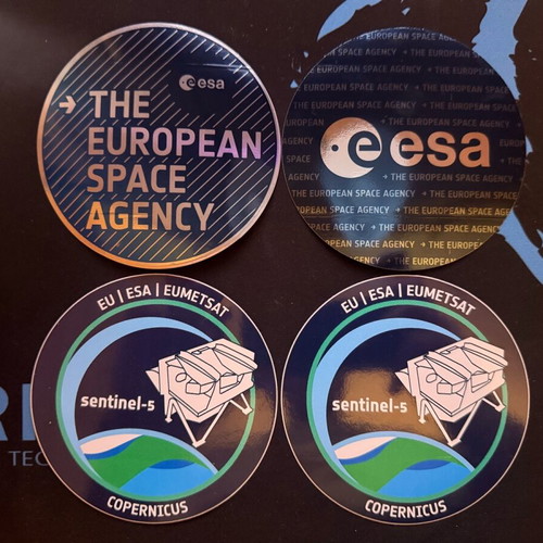 Sentinel-5 ESA collectible stickers new