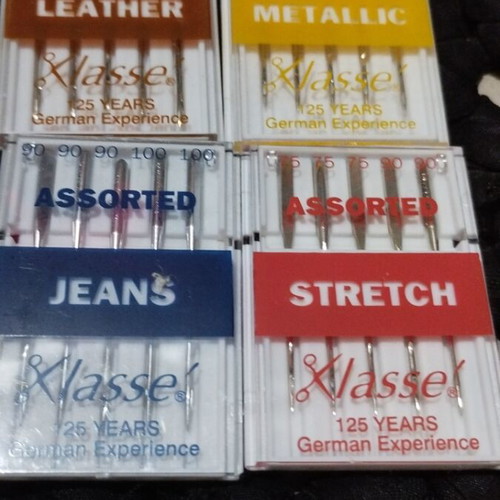 Sewing Machine Needles new, leather, metallic, jeans, stretch, German