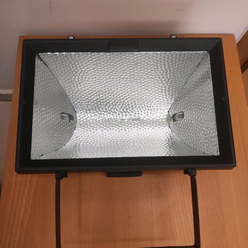Iodine Floodlight 1500W Black New, Aluminum, IP44