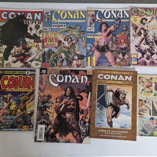 Conan the Barbarian comic collection used, 62 issues