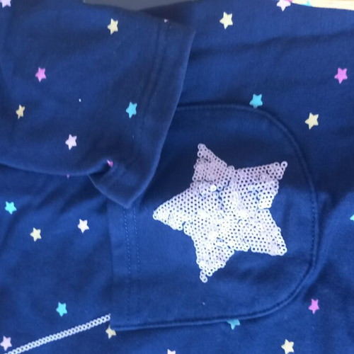 Sweatshirt dress and fitted t-shirt pack like new, ages 6 and 8