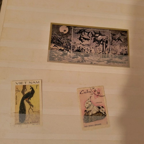 Stamps used from various countries