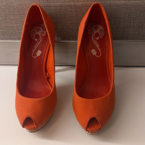 Bershka red pumps size 36 used