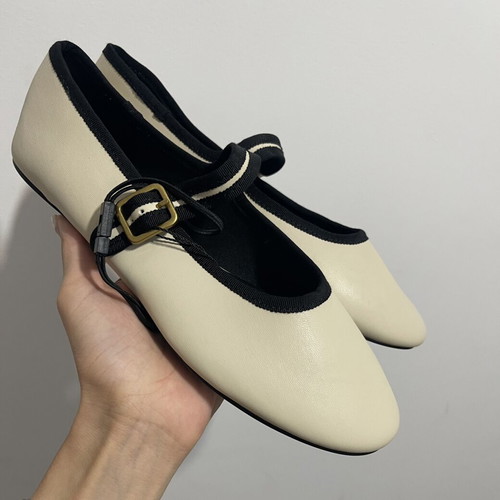 Parfois cream ballerina shoes size 39