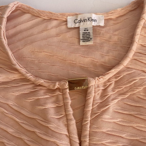 Calvin Klein sleeveless top size L salmon color like new