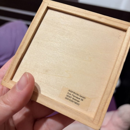 Wooden Labyrinth Puzzle Aegean Airlines collectible used