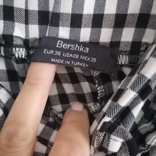 Skort Bershka like new, black and white, size M 38 10