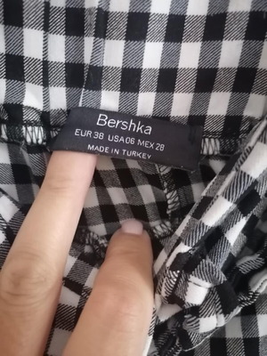 Skort Bershka like new, black and white, size M 38 10