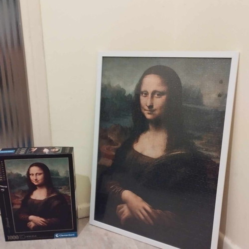 Puzzle Mona Lisa 1000 pieces new, Clementoni Museum Collection