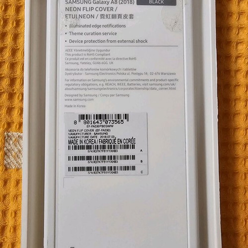 Samsung Flip Cover case for Galaxy A8 2018 new