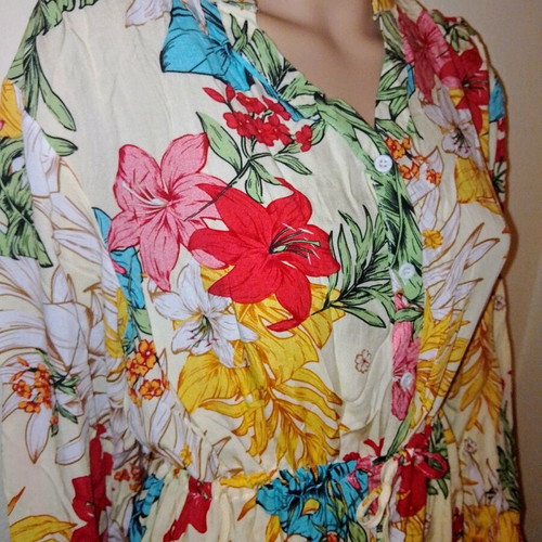 Boho long kaftan beach dress new, multicolor