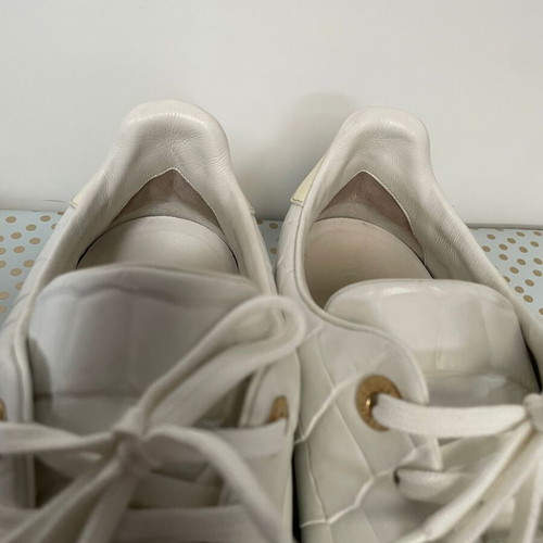 Louis Vuitton FrontRow leather sneakers like new, size 41, white