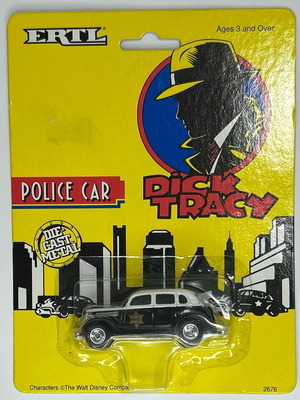 Ertl Disney 1990 Dick Tracy Police Car καινούργιο