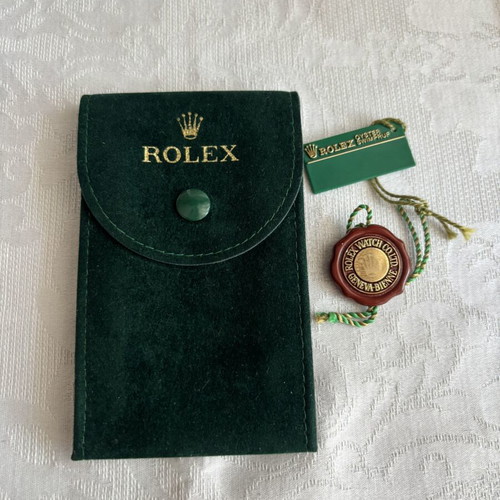 Rolex Original Watch Case with Serial Code and Tags like new