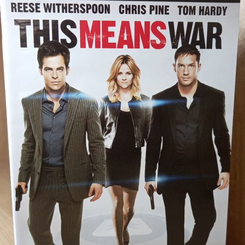 This Means War DVD like new with English subtitles