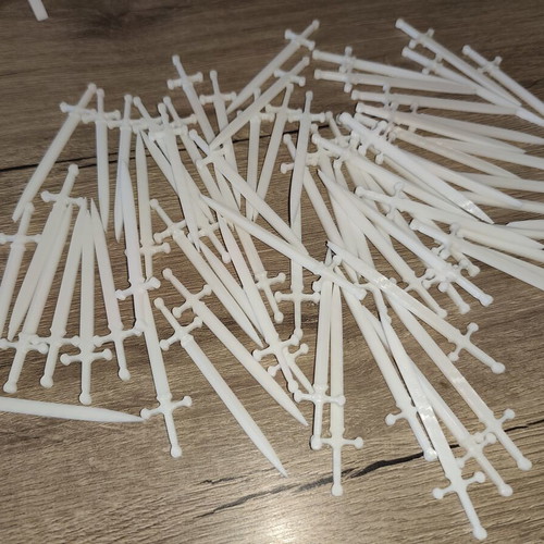 3D Printed Set of 7 Swords for Panagia Epta Spathi Icon new