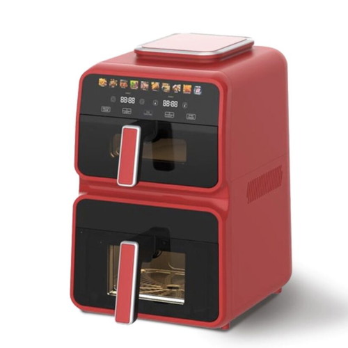 Nostro Lux air fryer new with two independent baskets and 12 programs