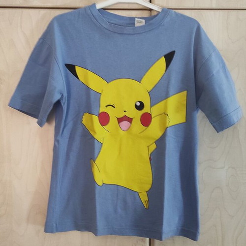 Pokemon H&M T-shirt like new, ages 4-6, blue
