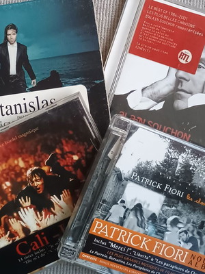 French pop rock scene 4 original CDs used