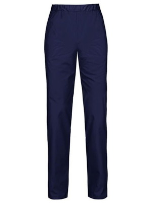 DINOZAVR Barisa women's medical pants with elastic waist and 2 pockets, blue, 2XL